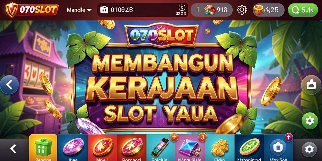 Tampilan gameplay menakjubkan dalam 070SLOT yang menggugah selera.