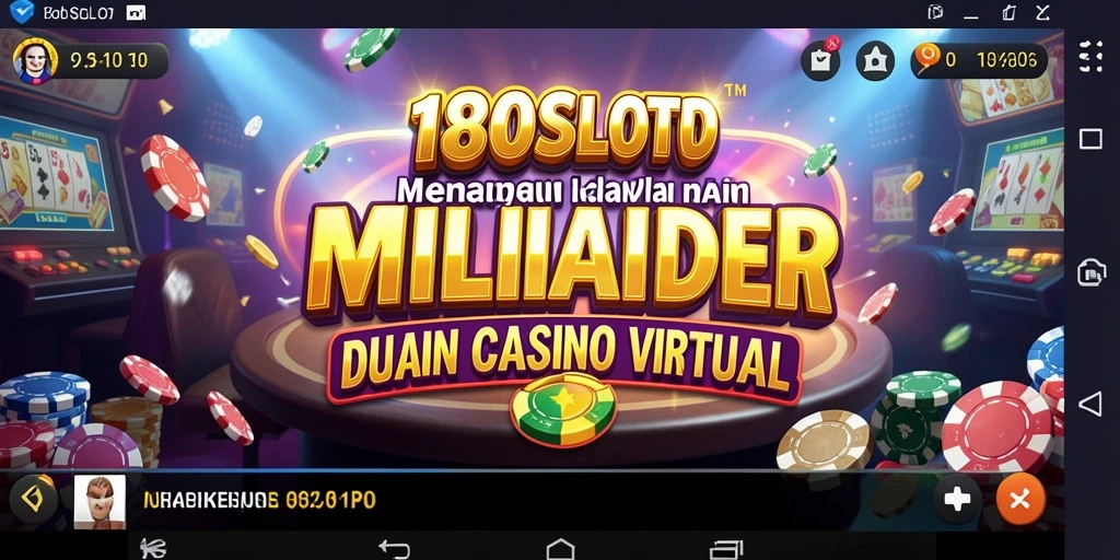 Tangkapan layar menunjukkan gameplay seru dalam mengelola kasino di 180SLOT.