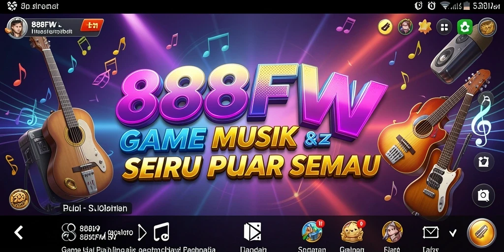 Gameplay seru dalam 888FW dengan berbagai pilihan lagu.