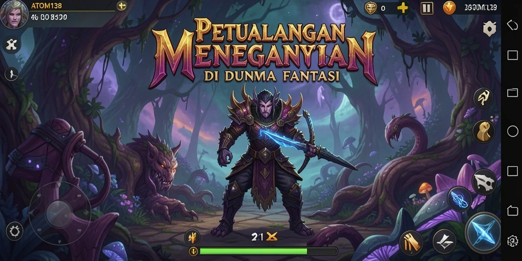 Gameplay menarik dari ATOM138 dengan suasana petualangan yang menakjubkan.