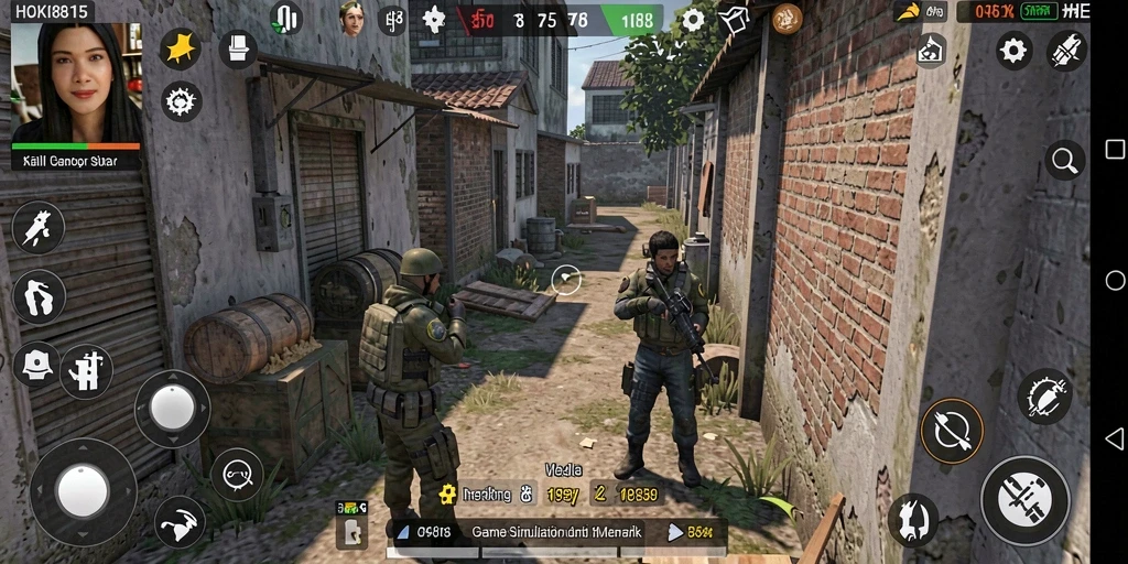 Screenshot gameplay HOKI8815 yang menunjukkan pengalaman simulasi mendalam.