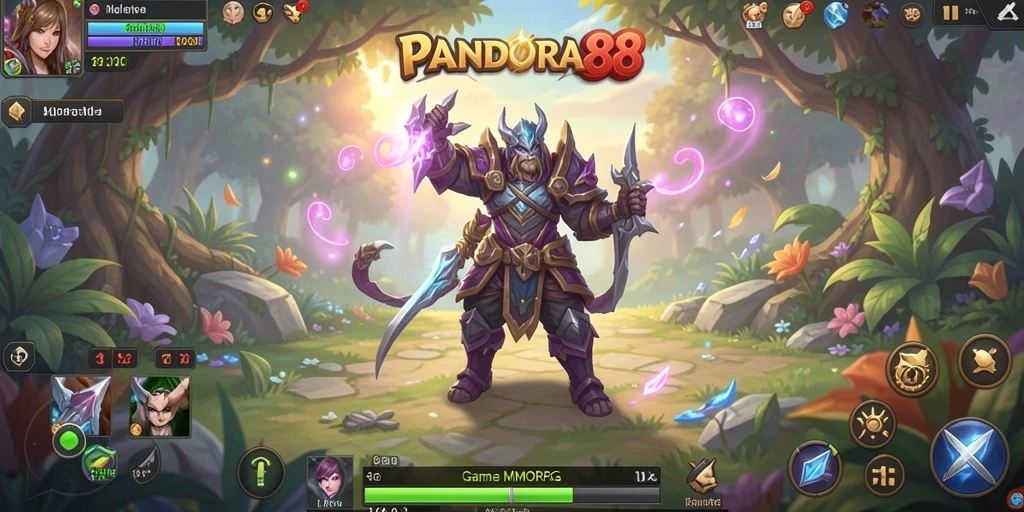 Tampilan screenshot gameplay PANDORA88 yang mengasyikkan di dunia MMORPG.