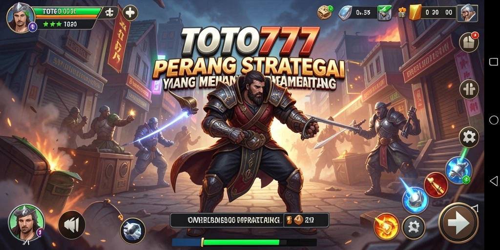 Screenshot permainan TOTO777 menampilkan aksi strategi yang seru.
