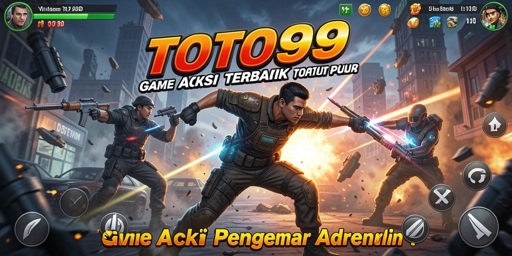 Tampilan gameplay seru TOTO99 dengan aksi mendebarkan.