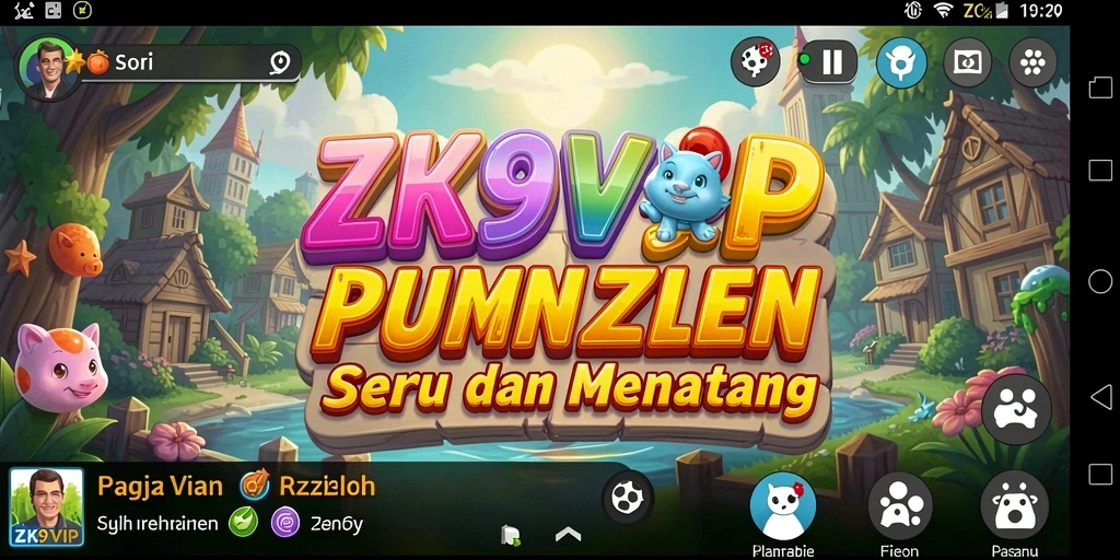 Tampilan gameplay ZK9VIP dengan tantangan puzzle yang menarik.